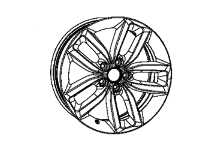 Mopar 5PN331STAA Aluminum Wheel