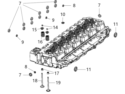 2020 Ram 3500 Cylinder Head - 68444786AA