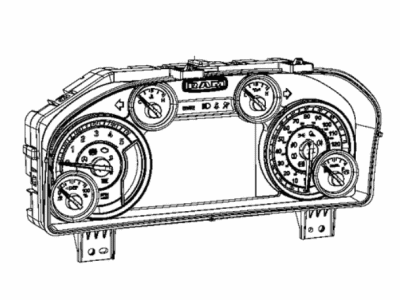 2017 Ram 1500 Speedometer - 68340661AB