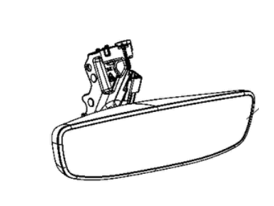 Mopar 68381526AB Inside Rear View Mirror