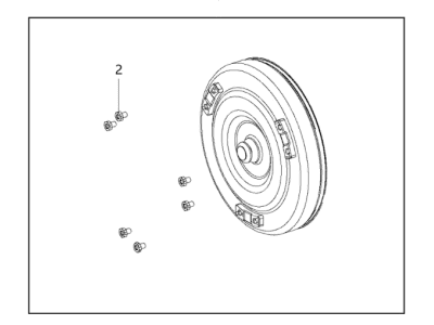 2019 Jeep Compass Torque Converter - RL109292AD