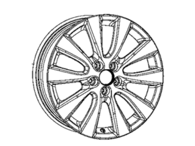 Mopar 5ZV01AAAAB Aluminum Wheel