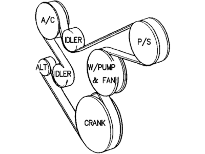 Mopar 53054339 Belt