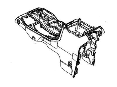 Mopar 6KJ18TX7AD Base-Floor Console