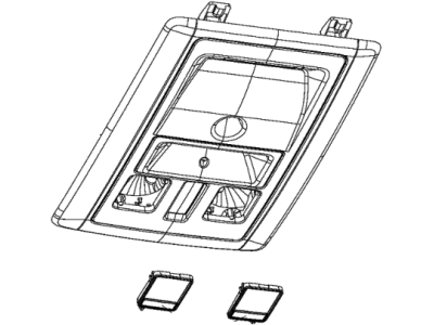 Mopar 1VG01BD1AA Console-Overhead