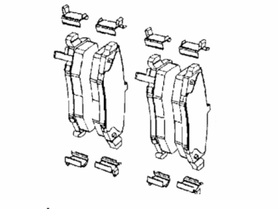 Jeep Wrangler Brake Pad - 68376749AC