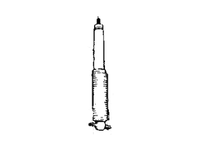 Mopar 52087840 Shock Abs-ABSORBER - Front-Std