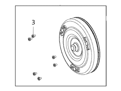 2017 Jeep Cherokee Torque Converter - RL289064AD