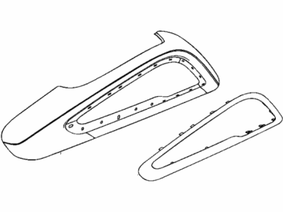 Mopar 5QZ111V5AA Panel-Front Door Trim