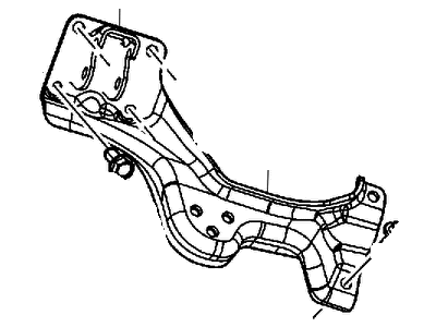 2013 Ram 1500 Engine Mount Bracket - 68149798AB