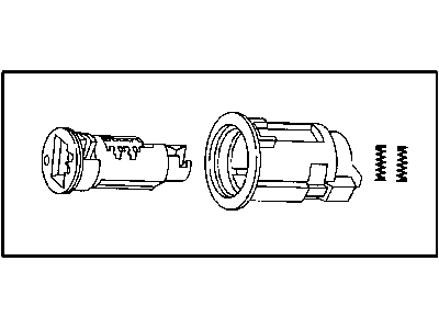 1994 Dodge Dakota Trunk Lock Cylinder - 4796388