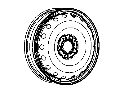 52124856AA - Genuine Mopar Spare Wheel