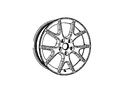 2015 Dodge Journey Spare Wheel - LCU20XZAAC