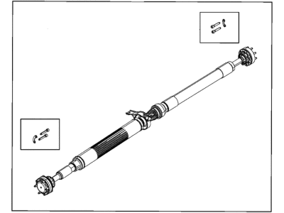 2020 Dodge Charger Drive Shaft - 68212029AG