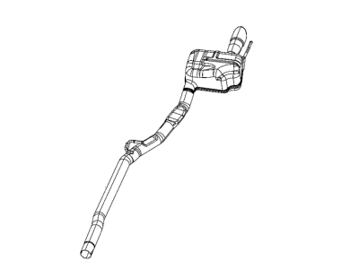 Mopar 68372370AB Exhaust Muffler