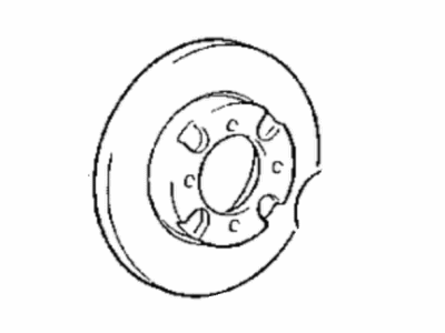 Dodge Colt Brake Disc - MB618734