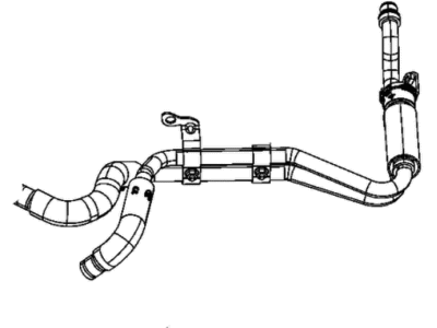 Jeep EGR Tube - 5281745AA