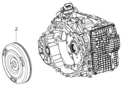 2022 Ram ProMaster City Torque Converter - 68428562AA