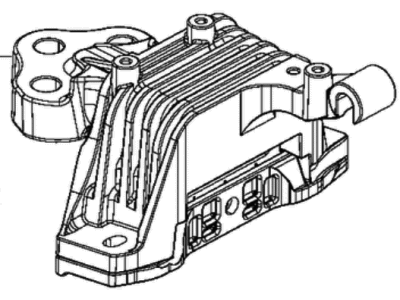 Jeep Cherokee Transmission Mount - 68141406AF