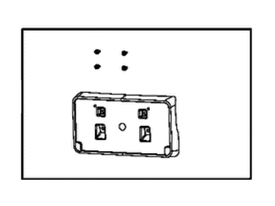 Mopar 68207292AC Bracket-License Plate