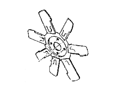 Dodge Ram 3500 Engine Cooling Fan - 52028774AA