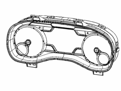 2020 Ram 1500 Instrument Cluster - 68427271AA