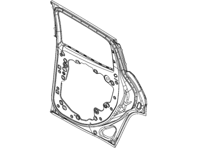 Mopar 68508059AA Door-Rear Door Outer Repair