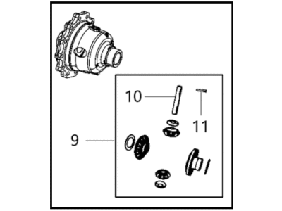 Mopar 68456981AA Differential