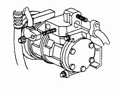 1996 Dodge Caravan A/C Compressor - R4677205