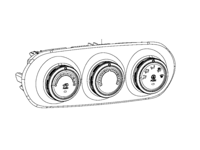 Mopar 5ZL90LXHAA Air Conditioner And Heater Control