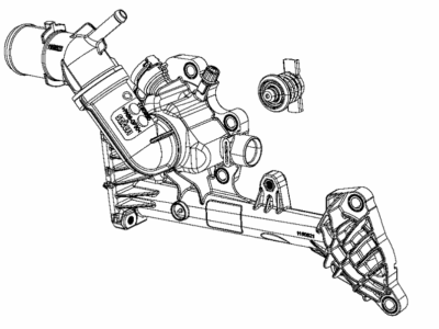 Jeep Cherokee Thermostat - 68332443AA