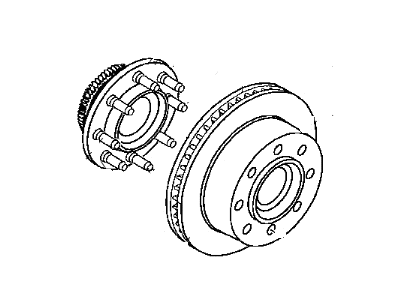 1996 Dodge Ram 1500 Brake Disc - V5018207AA