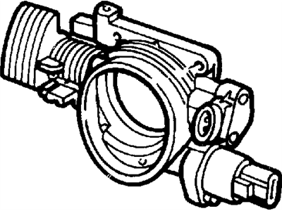 2005 Chrysler Sebring Throttle Position Sensor - 4897247AA