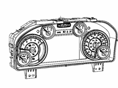 2019 Ram 3500 Speedometer - 68361582AF