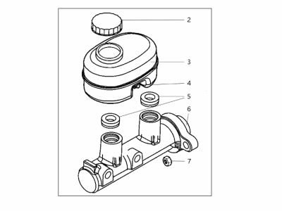 2003 Dodge Ram Van Brake Master Cylinder - V1107210AA