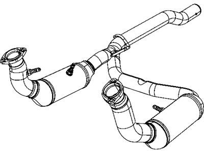 Mopar 52125351AD Exhaust Pipe And Converter