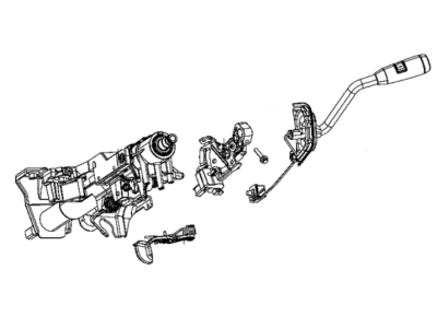 Mopar 68376884AF Column-Steering