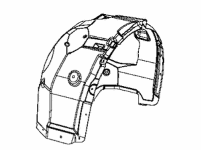 Mopar 68477542AA Shield-Splash