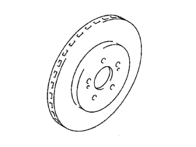 2001 Dodge Stratus Brake Disc - V5015127AA