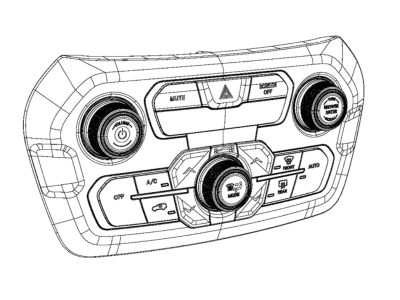 2018 Jeep Renegade A/C Switch - 6VN79LXHAA