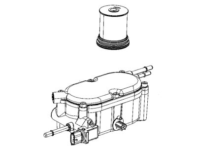 Jeep Liberty Fuel Water Separator Filter - 4726068AB