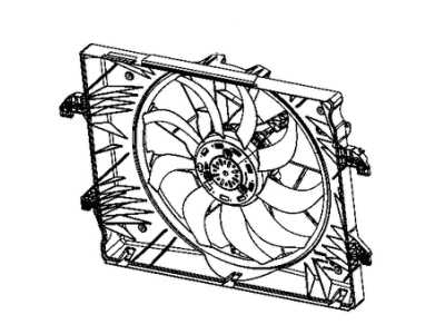 Mopar Engine Cooling Fan - 68268606AE