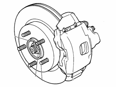 Chrysler LHS Brake Pad - 4882106