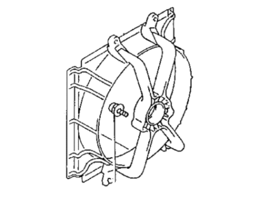 Dodge Stealth Fan Shroud - MB660751