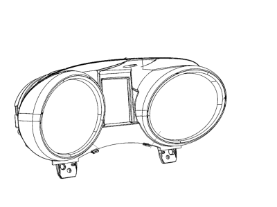 2018 Jeep Grand Cherokee Speedometer - 68332309AD