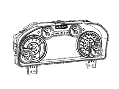 Mopar 68280830AC Cluster-Instrument Panel