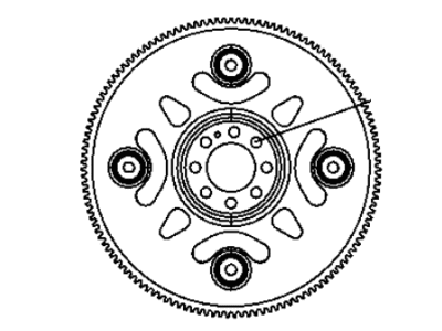 Mopar 4752455AA FLEXPLATE-Torque Converter Drive