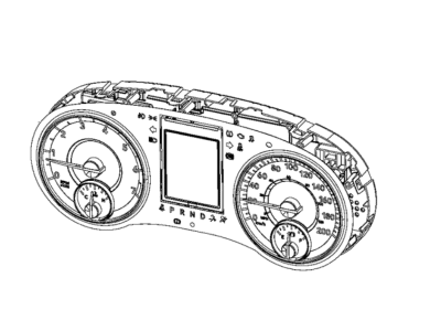 Dodge Grand Caravan Speedometer - 68376130AB