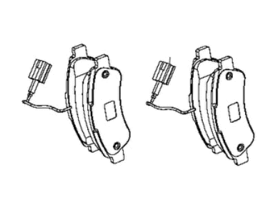 Ram ProMaster 2500 Brake Pad - 68351872AA