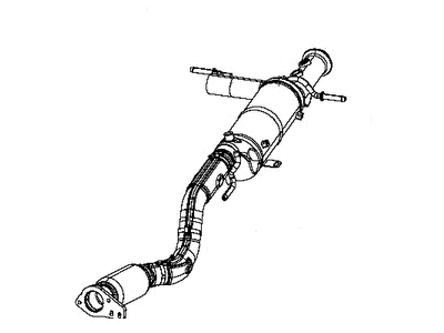 2020 Jeep Cherokee Exhaust Pipe - 68270474AE